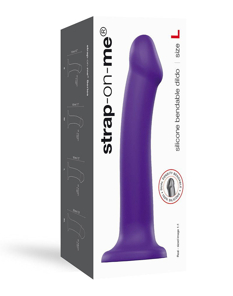 Strap-On-Me Dual Density Dildo Purple L