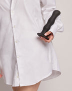 Strap-On-Me - Geisha Balls - Dildo met Roterende Ballen Maat M - Zwart