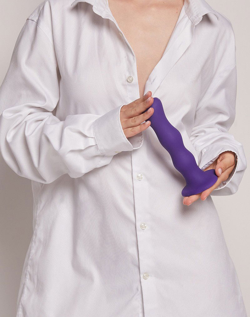 Strap-On-Me - Geisha Balls - Dildo met Roterende Ballen Maat M - Paars