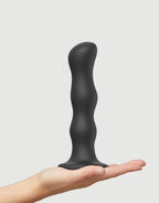 Strap-On-Me - Geisha Balls - Dildo met Roterende Ballen Maat XL - Zwart