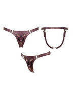Strap-On-Me - Harnais Simili Generous - Aubergine