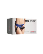 Strap-On-Me - Harness Curious - Strap-On Harnas One Size - Metallic Blauw