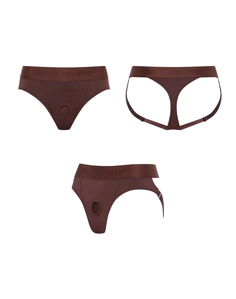 Strap-On-Me - Harness Heroine - Strap-On Harnas - Bruin