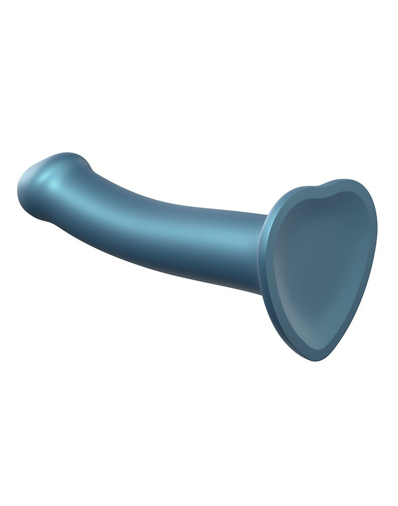Strap-on-Me Mono Density Dildo Blue Metallic M