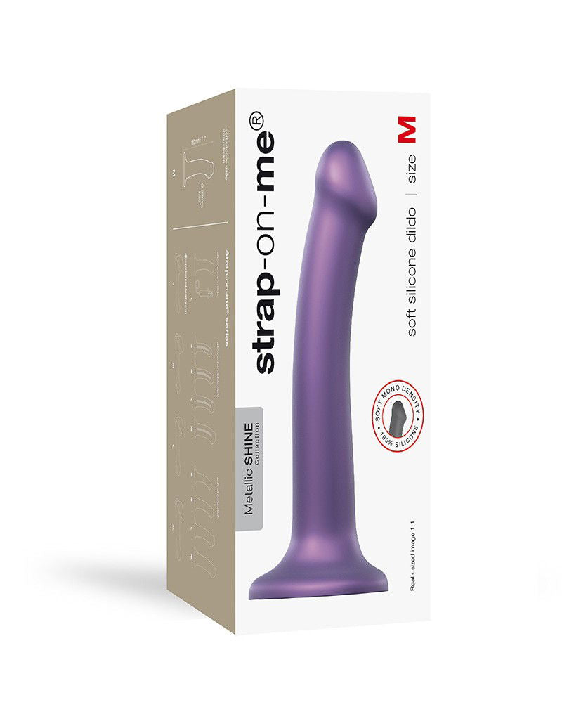 Strap-on-Me Mono Density Dildo Purple Metallic M
