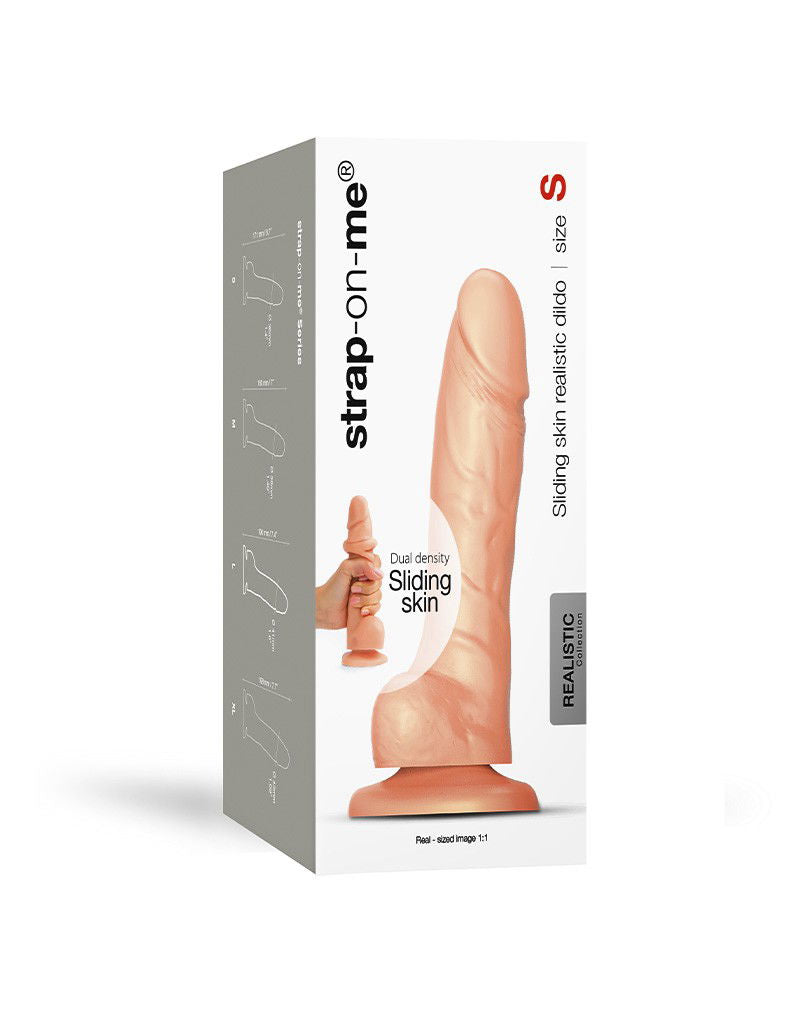 Strap-On-Me - Sliding Skin Realistische Dildo Maat S - Nude
