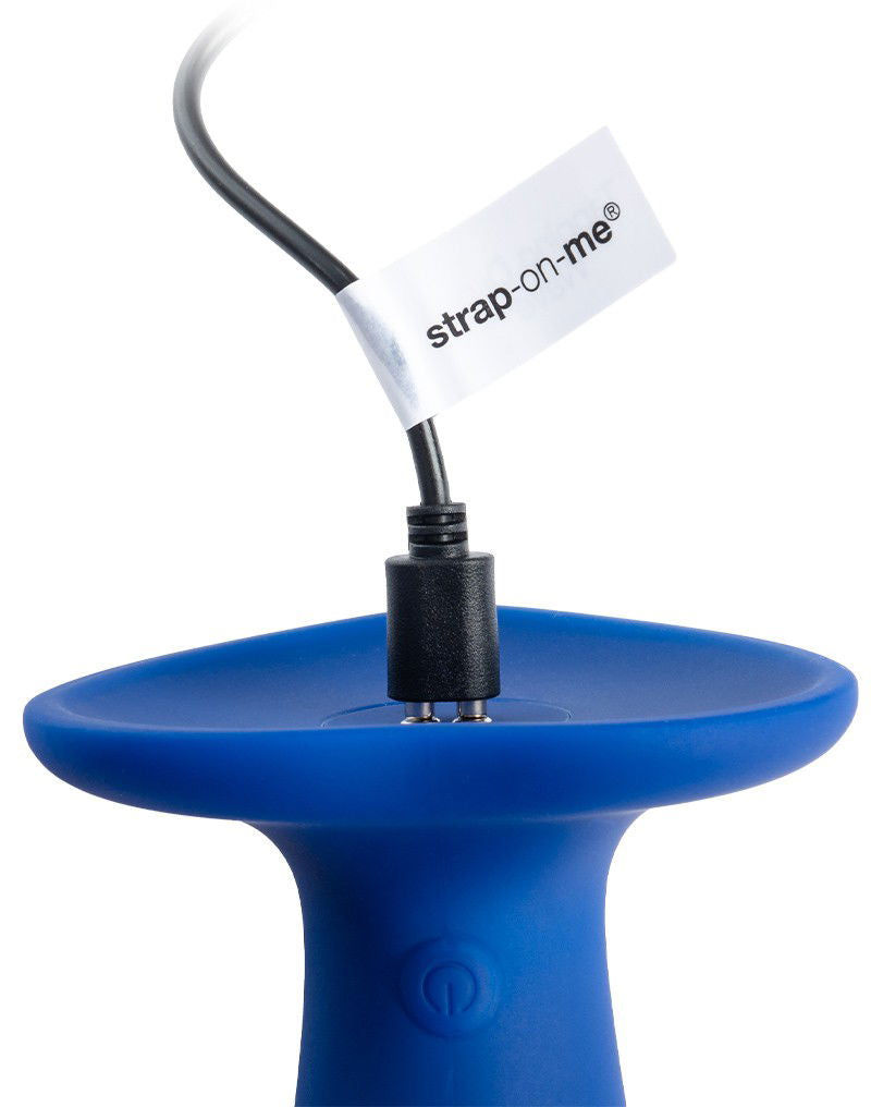 Strap-On-Me - Tappende Dildo Wave - Blauw