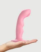 Strap-On-Me - Tappende Dildo Wave - Roze Koraal