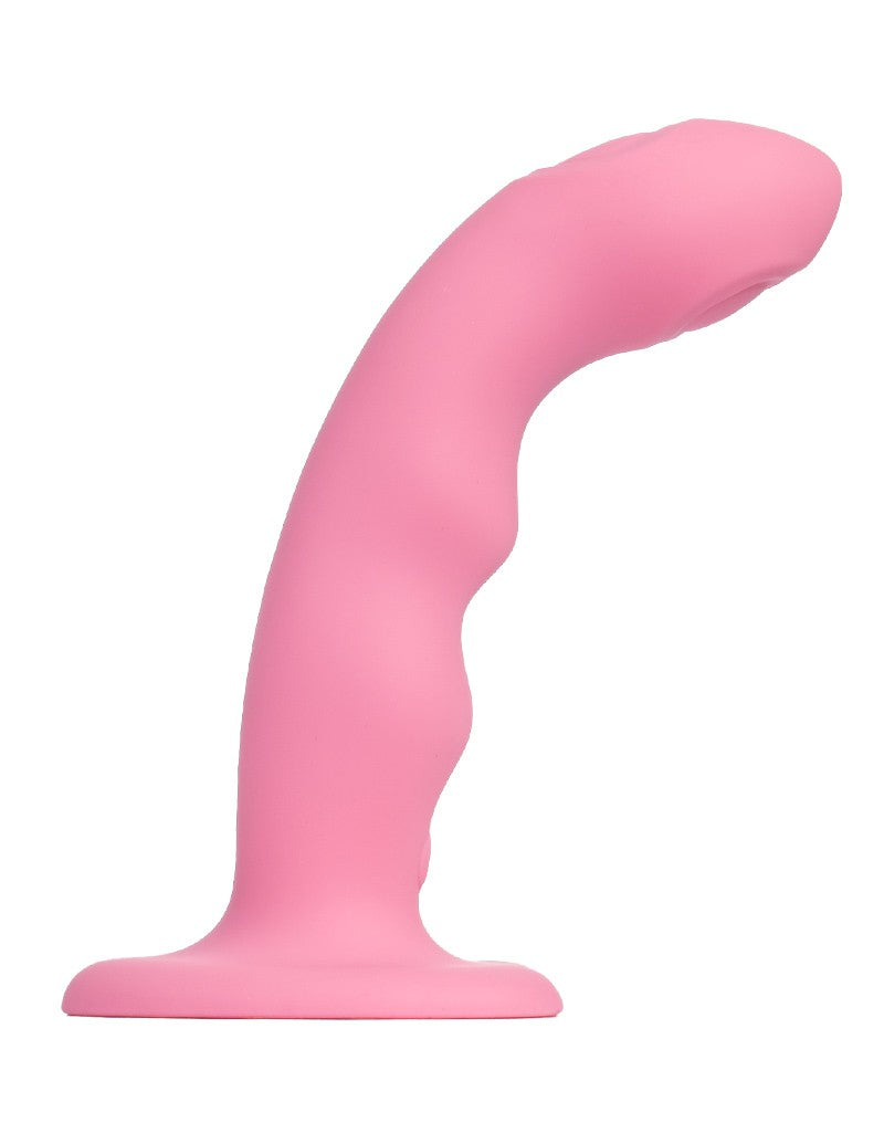 Strap-On-Me - Tappende Dildo Wave - Roze Koraal
