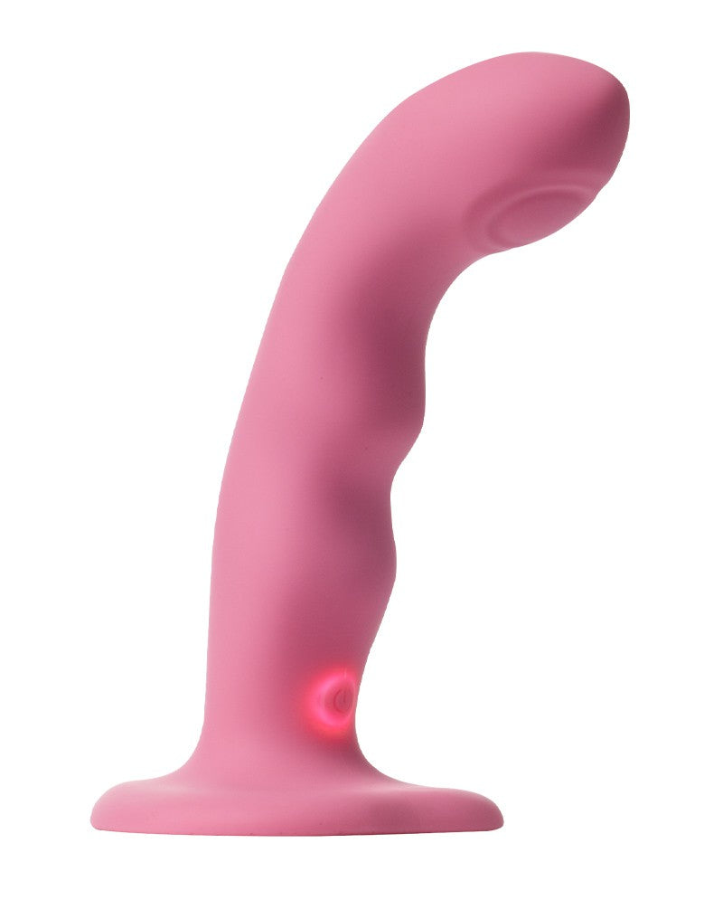 Strap-On-Me - Tappende Dildo Wave - Roze Koraal