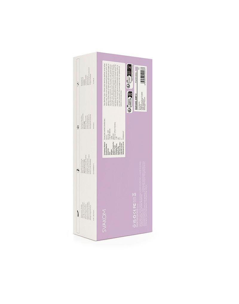 SVAKOM - Amy 2 - Flexibele G-Spot Vibrator - Lila