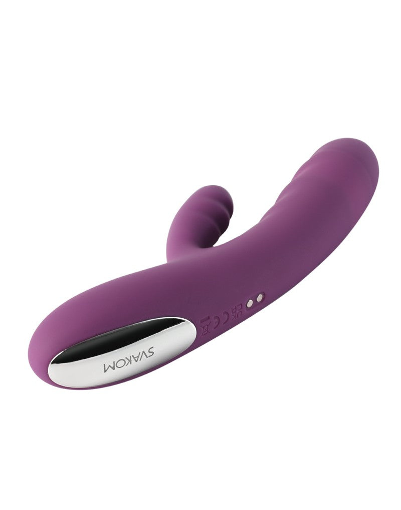 SVAKOM - Avery - Thrusting Rabbit Vibrator - Paars