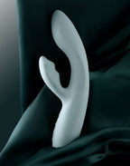 SVAKOM - Chika - verwarmende Rabbit Vibrator App controlled  - Grijs