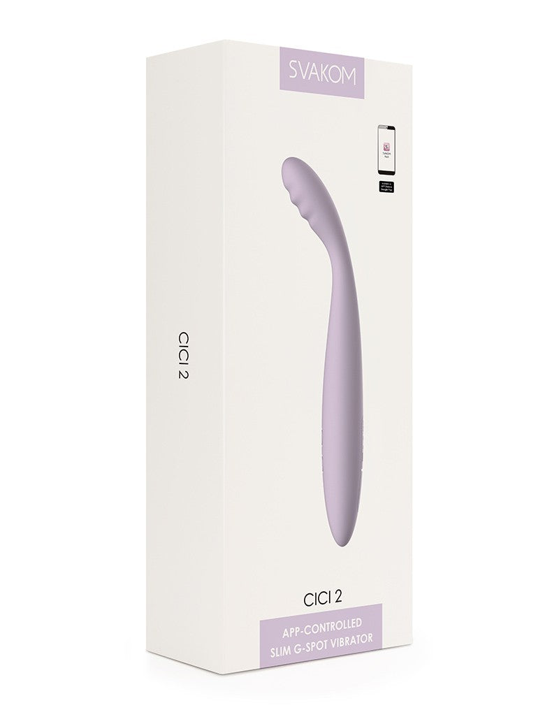 SVAKOM - Cici 2 - Vibrator met App-bediening - Lilac