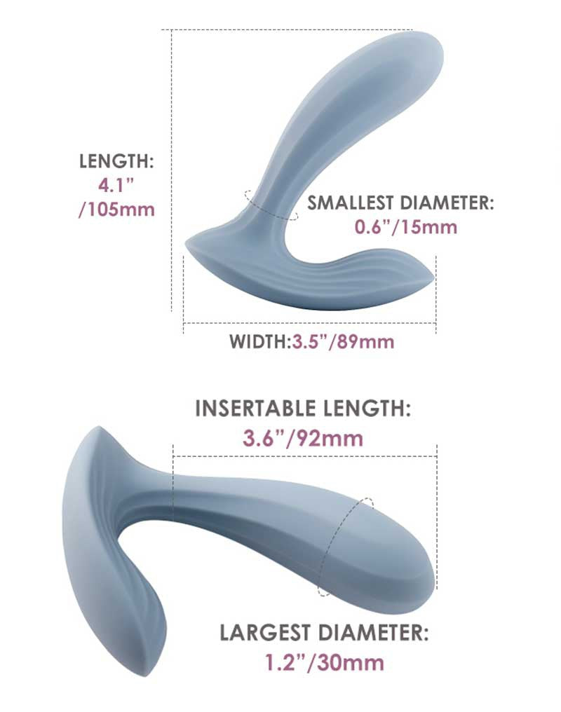 SVAKOM - Erica - Draagbare Vibrator (met App-bediening) - Blauw