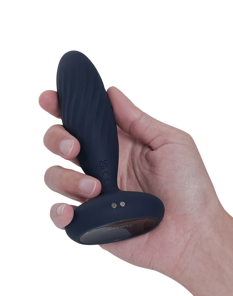 SVAKOM - Jordan - Anaal Vibrator App Controlled - Marine Blauw
