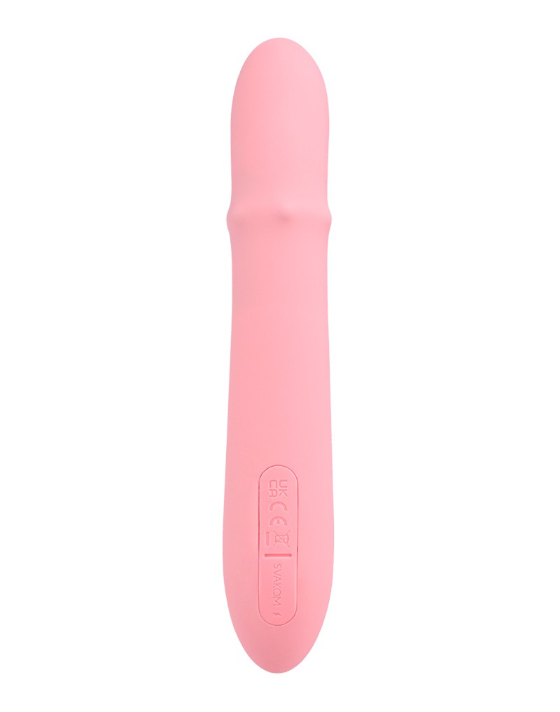 SVAKOM - Mora Neo - Interactieve Rabbit Vibrator met stimulerende kralen - Roze