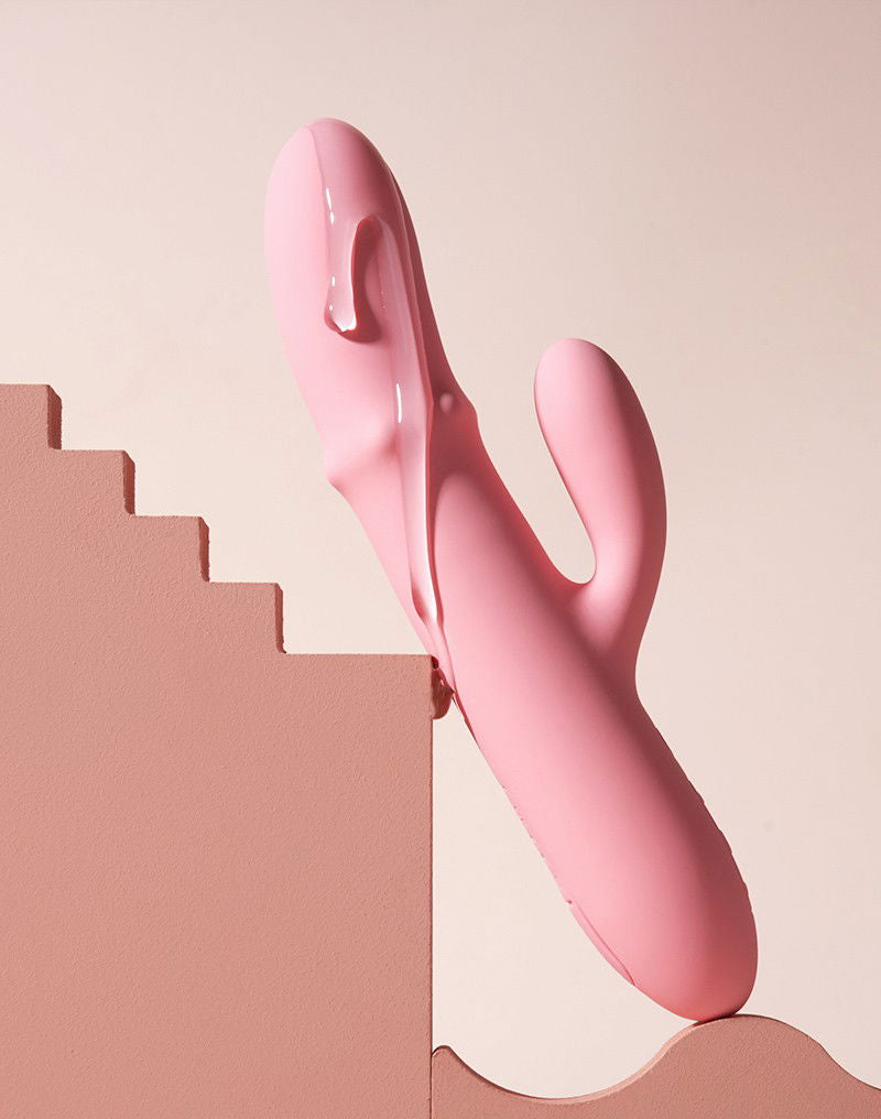 SVAKOM - Mora Neo - Interactieve Rabbit Vibrator met stimulerende kralen - Roze