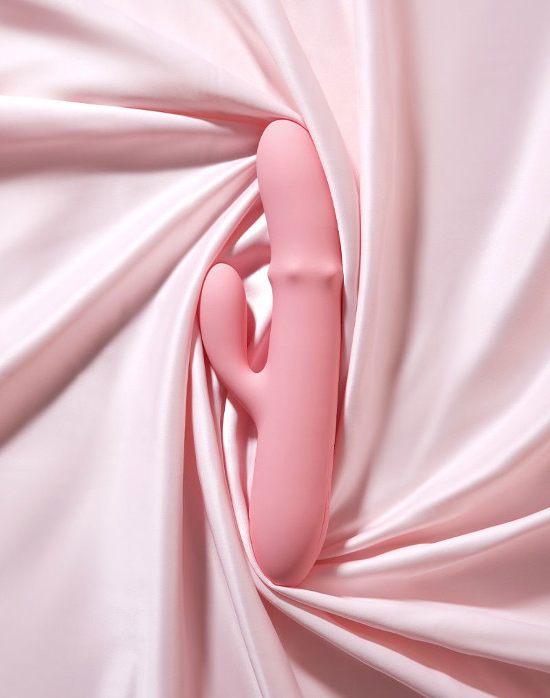 SVAKOM - Mora Neo - Interactieve Rabbit Vibrator met stimulerende kralen - Roze