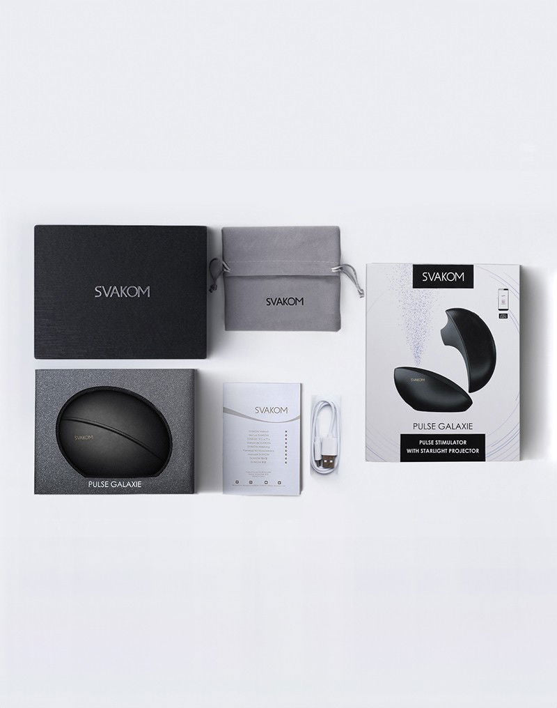 SVAKOM - Pulse Galaxie - Luchtdruk vibrator - Zwart
