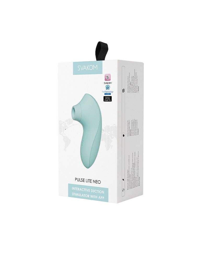 SVAKOM - Pulse Lite Neo - Luchtdruk Vibrator (met App-bediening) - Mint
