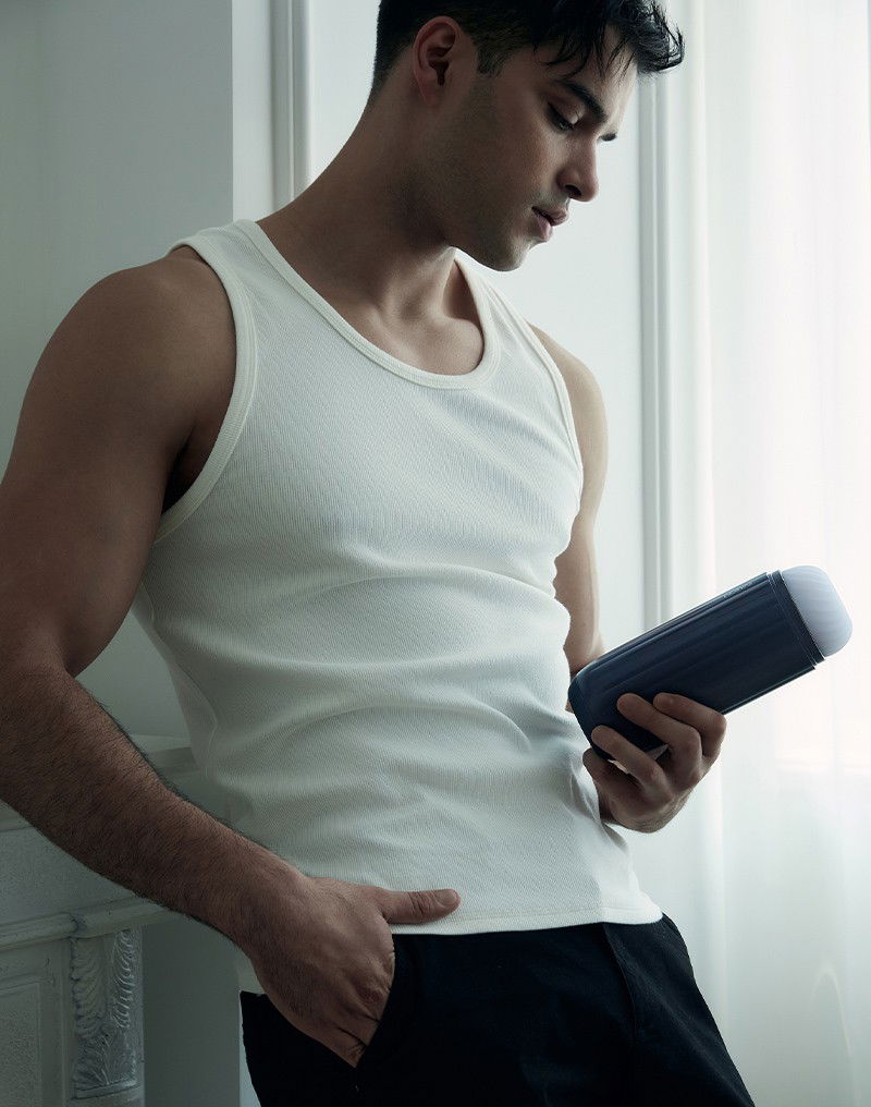 SVAKOM - Sam Neo 2 Connexion Series - Interactive Masturbator- Blauw