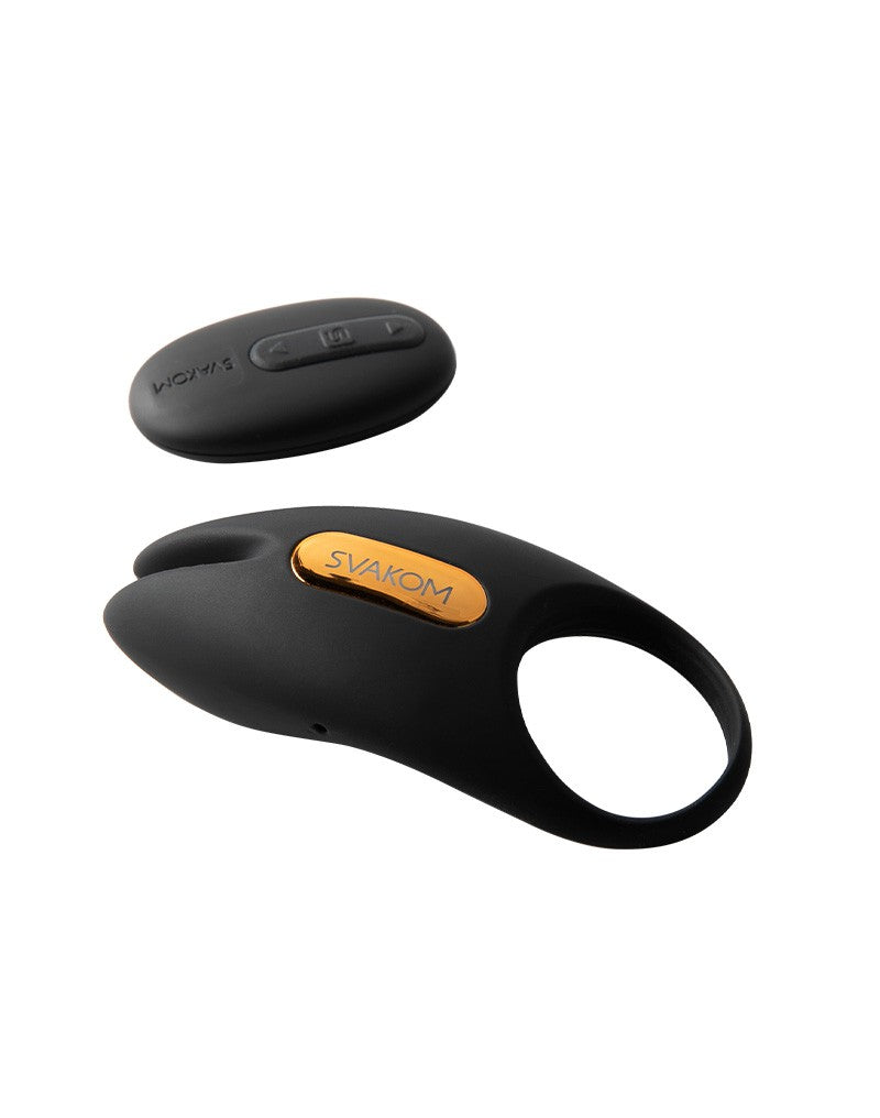 SVAKOM - Winni 2 - Cockring Vibrator met Afstandsbediening - Zwart