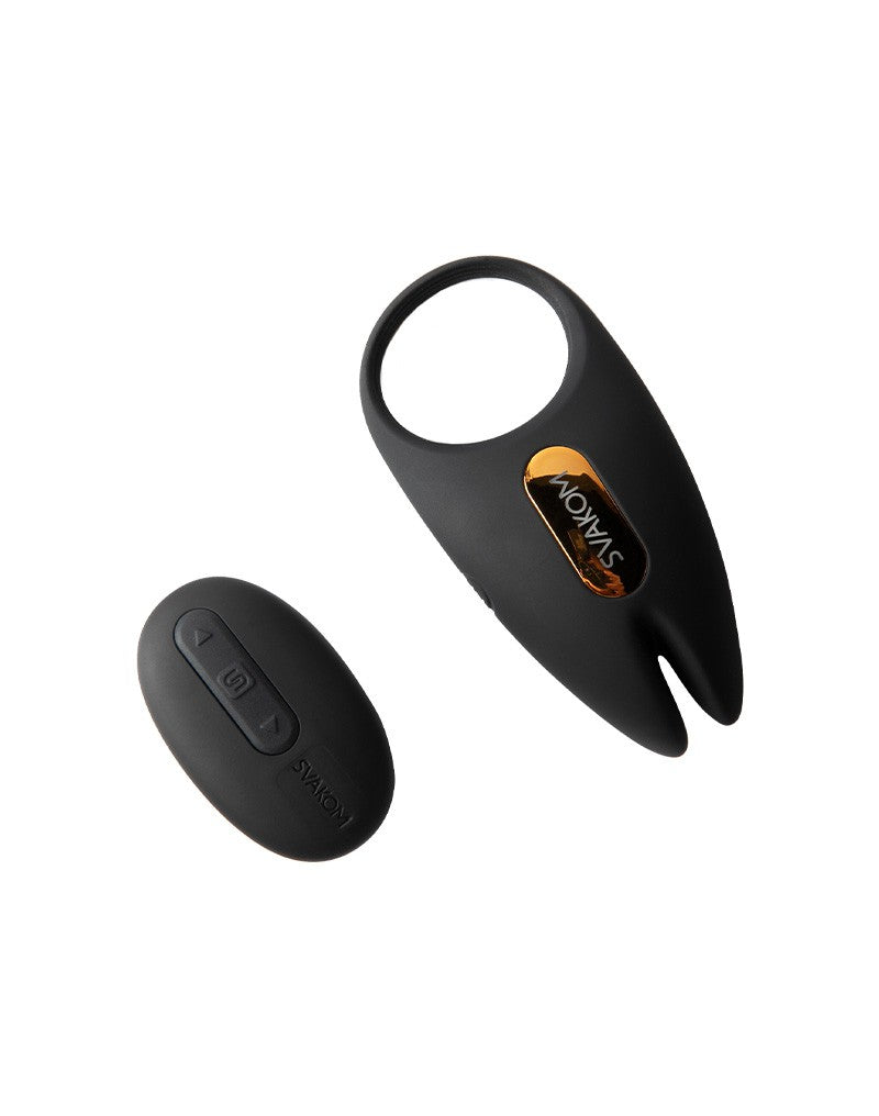 SVAKOM - Winni 2 - Cockring Vibrator met Afstandsbediening - Zwart