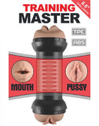 Training Master Double Side Stroker-Mouth and Pussy