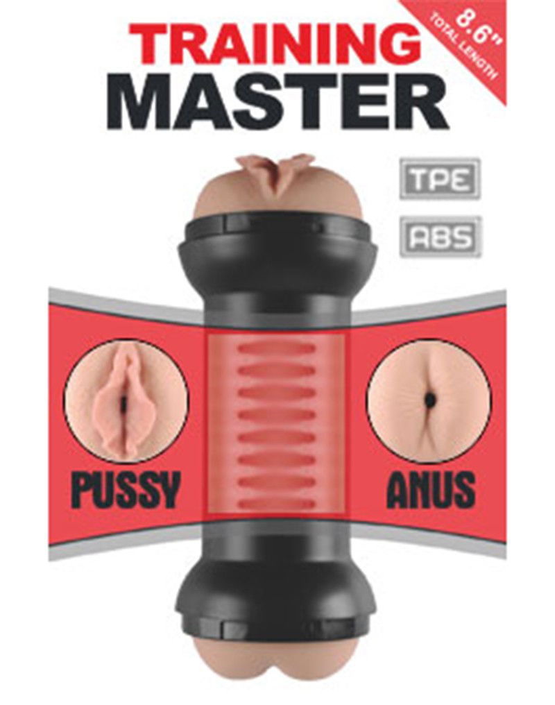 Training Master Double Side Stroker-Pussy and Anus