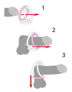 Rimba Triangel Cock en Balls Rings (7382)