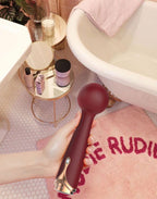 Viotec - Firelick - Mini Wand Vibrator - Goud & Wijnrood