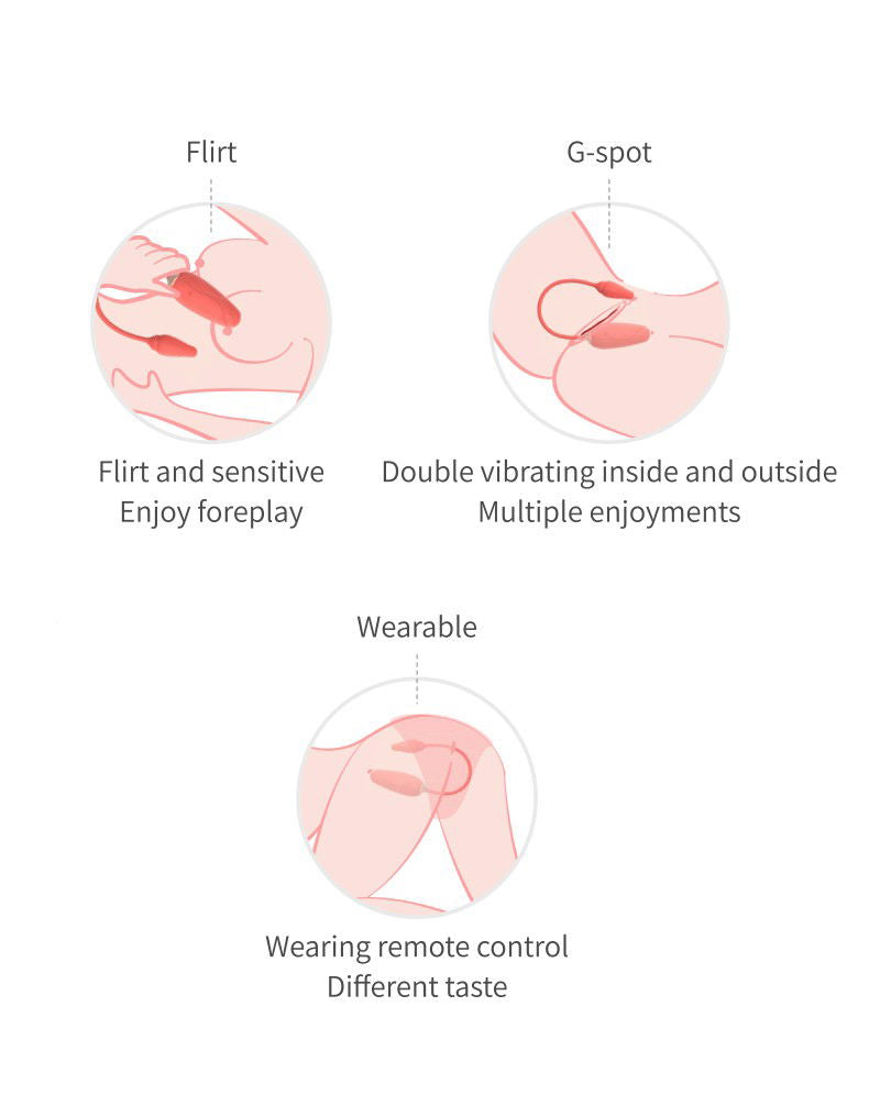 Viotec - Flora - Draagbare Vibrator met Appbediening - Goud & Wijnrood