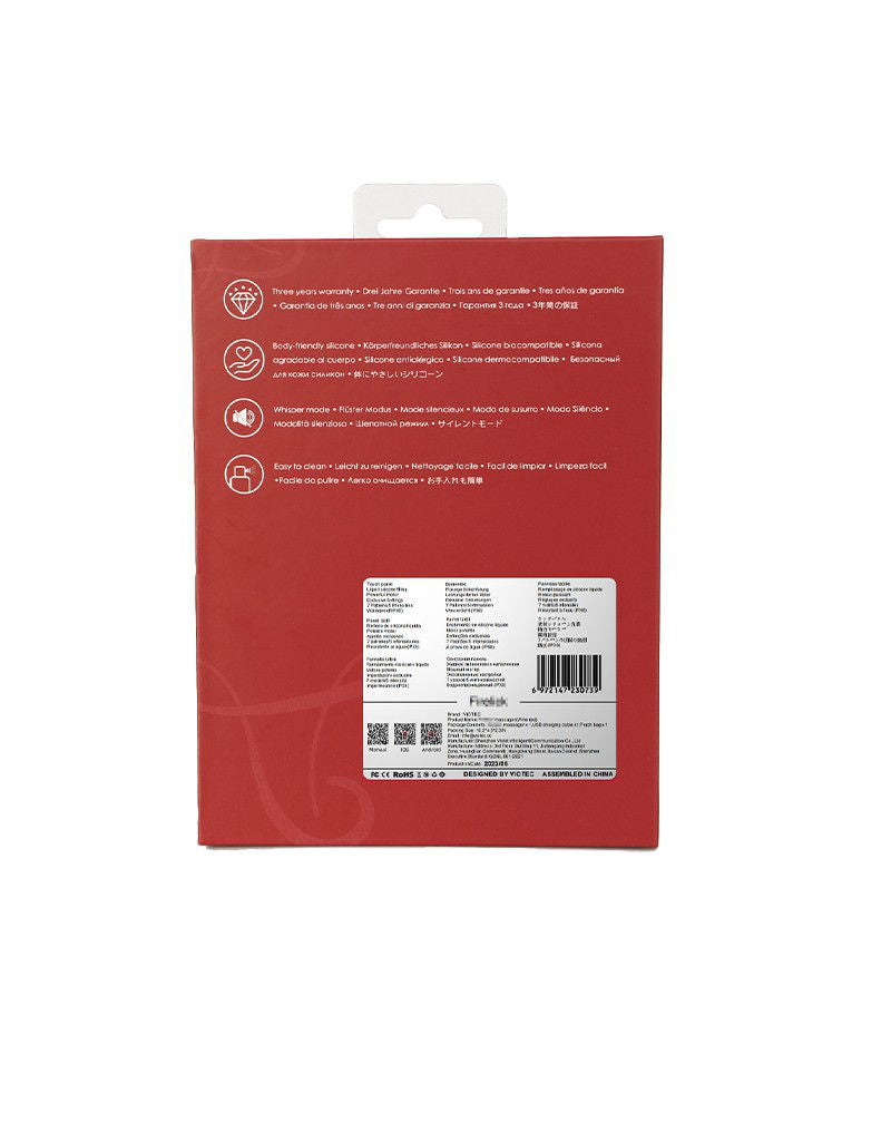 Viotec - Loyte - Prostaat Vibrator met Appbediening - Wijnrood