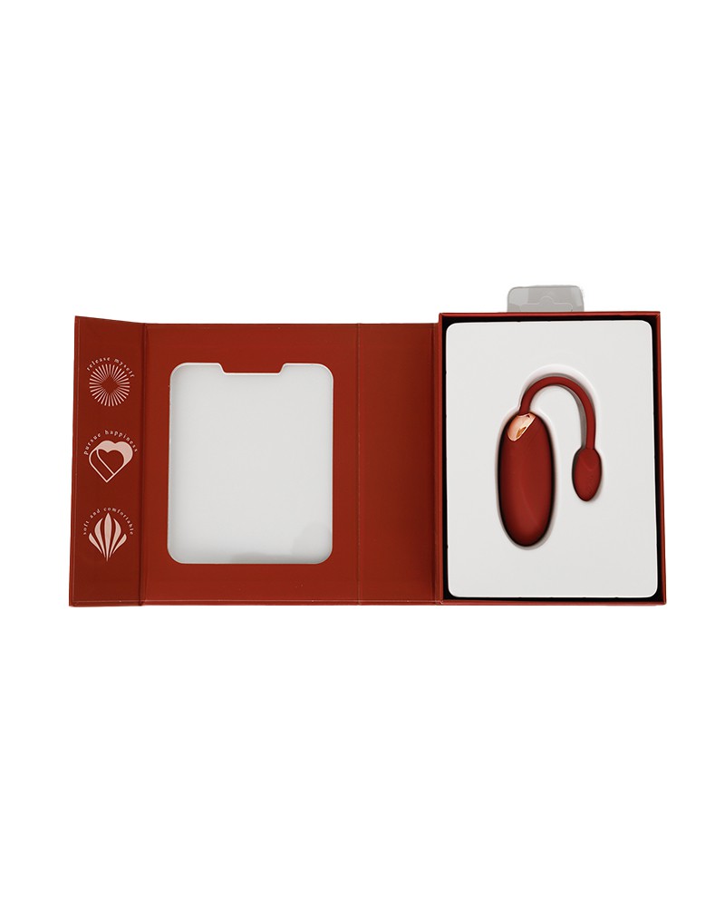 Viotec - Oliver Pro - Draagbare Vibrator met Appbediening - Goud & Wijnrood