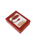 Viotec - Oliver - Draagbare vibrator met afstandsbediening - Goud & Wijnrood