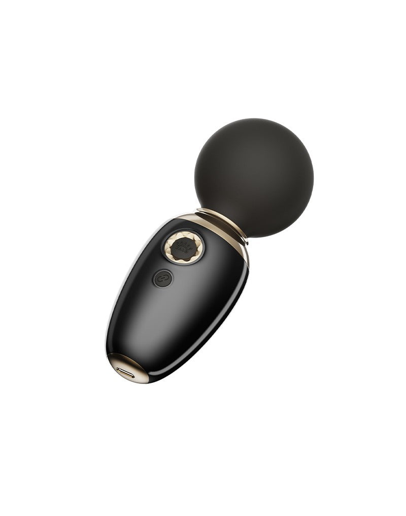 ZALO - Ava - Verwarming Mini Wandvibrator (met appbediening) - Zwart