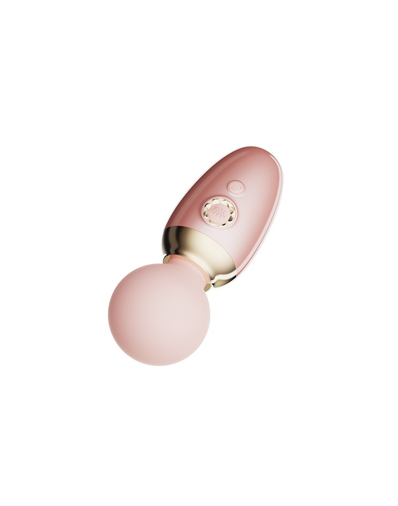 ZALO - Ava - Verwarming Mini Wandvibrator (met appbediening) - Lichtroze