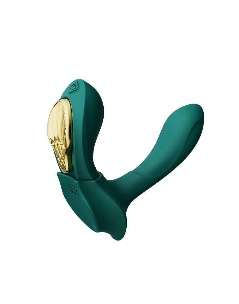 ZALO - Aya - Draagbare Vibrator met Afstandsbediening - Groen