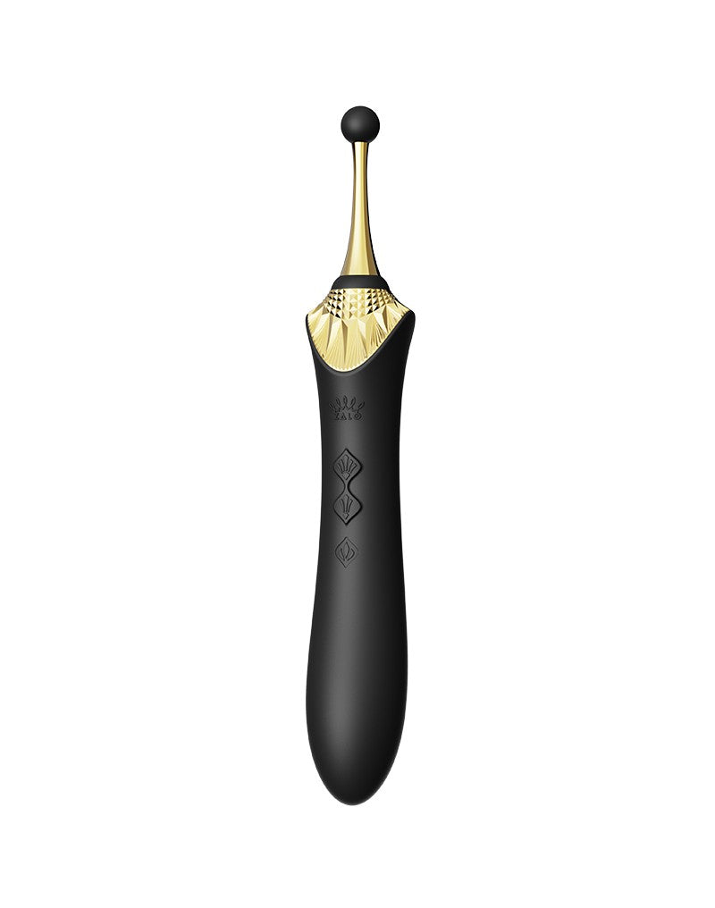 ZALO - Bess 2 - Verwarmende Clitoris Massager met 4 opzetstukken - Zwart