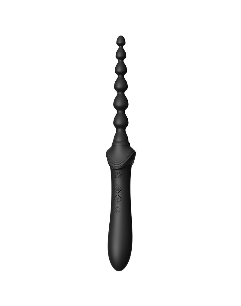 ZALO - Bess 2 - Verwarmende Clitoris Massager met 4 opzetstukken - Zwart