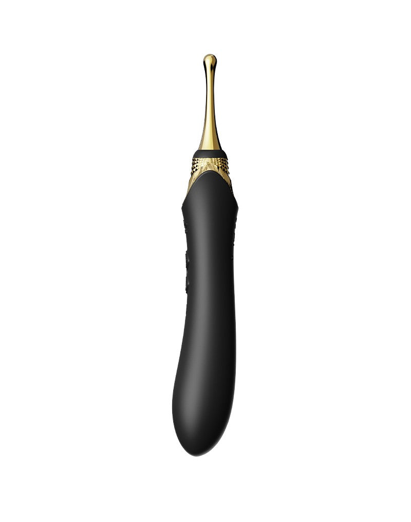ZALO - Bess 2 - Verwarmende Clitoris Massager met 4 opzetstukken - Zwart