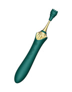ZALO - Bess 2 - Verwarmende Clitoris Massager met 4 opzetstukken - Groen
