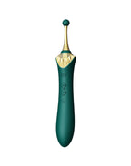 ZALO - Bess 2 - Verwarmende Clitoris Massager met 4 opzetstukken - Groen
