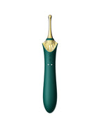 ZALO - Bess 2 - Verwarmende Clitoris Massager met 4 opzetstukken - Groen