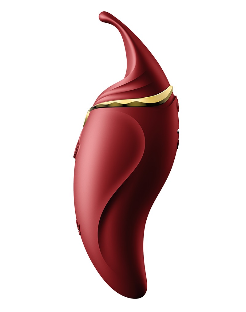 ZALO Hero Wine Red - Clitoral PulseWave Massager