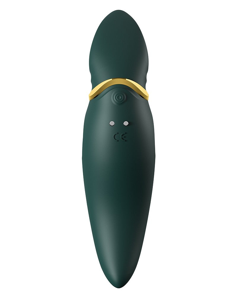 ZALO Hero Jewel Green - Clitoral PulseWave Massager