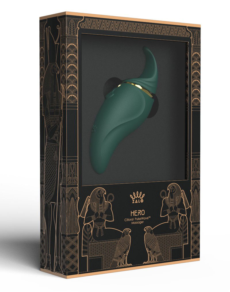 ZALO Hero Jewel Green - Clitoral PulseWave Massager