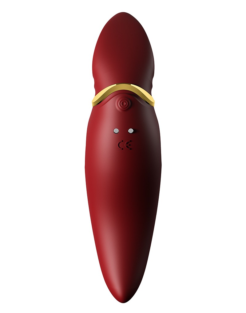 ZALO Hero Wine Red - Clitoral PulseWave Massager