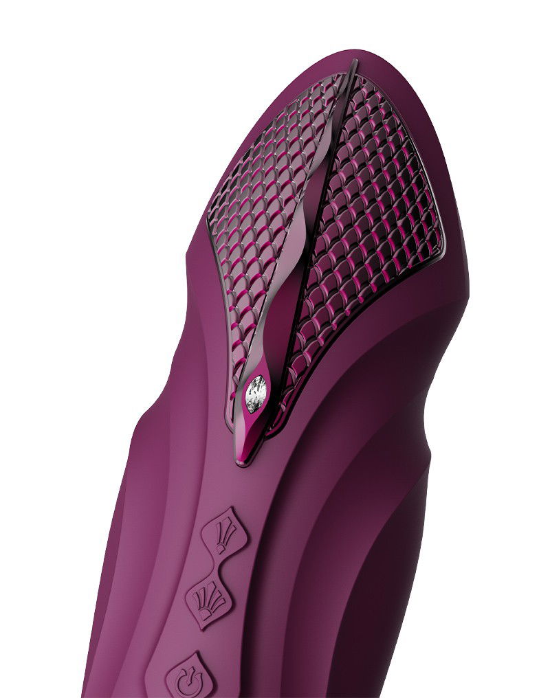 ZALO - Sesh - Verwarmende Vibrator met Afstandsbediening - Paars